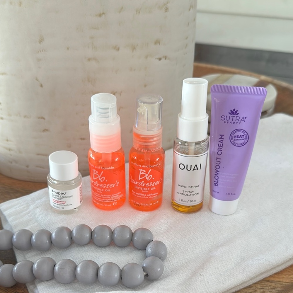 Hair care bundle set bumble and bumble ouai briogeo